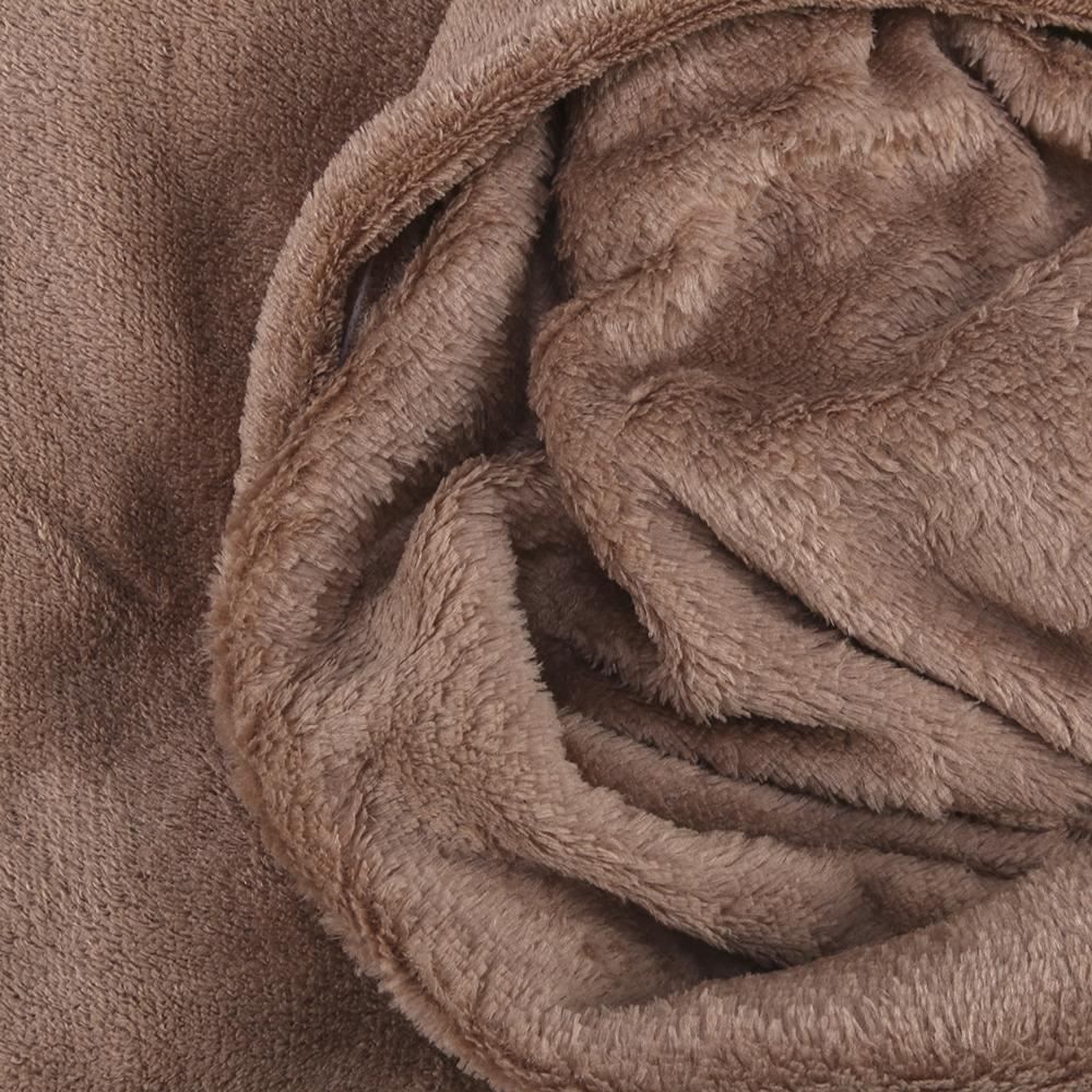 Cobertor Casal Microfibra Liso Paris Havan Casa - Taupe