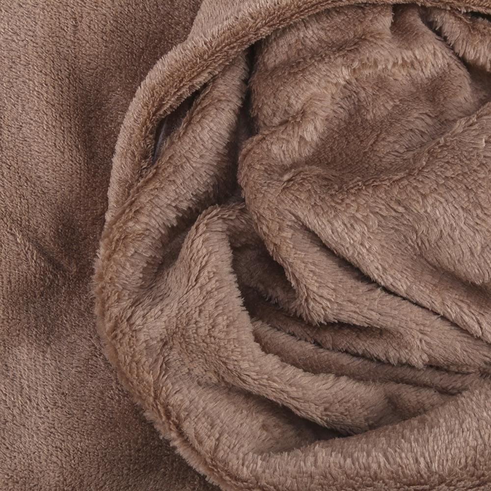 Cobertor Queen Microfibra Liso Paris Havan Casa 1 Pç - Taupe Atemporal