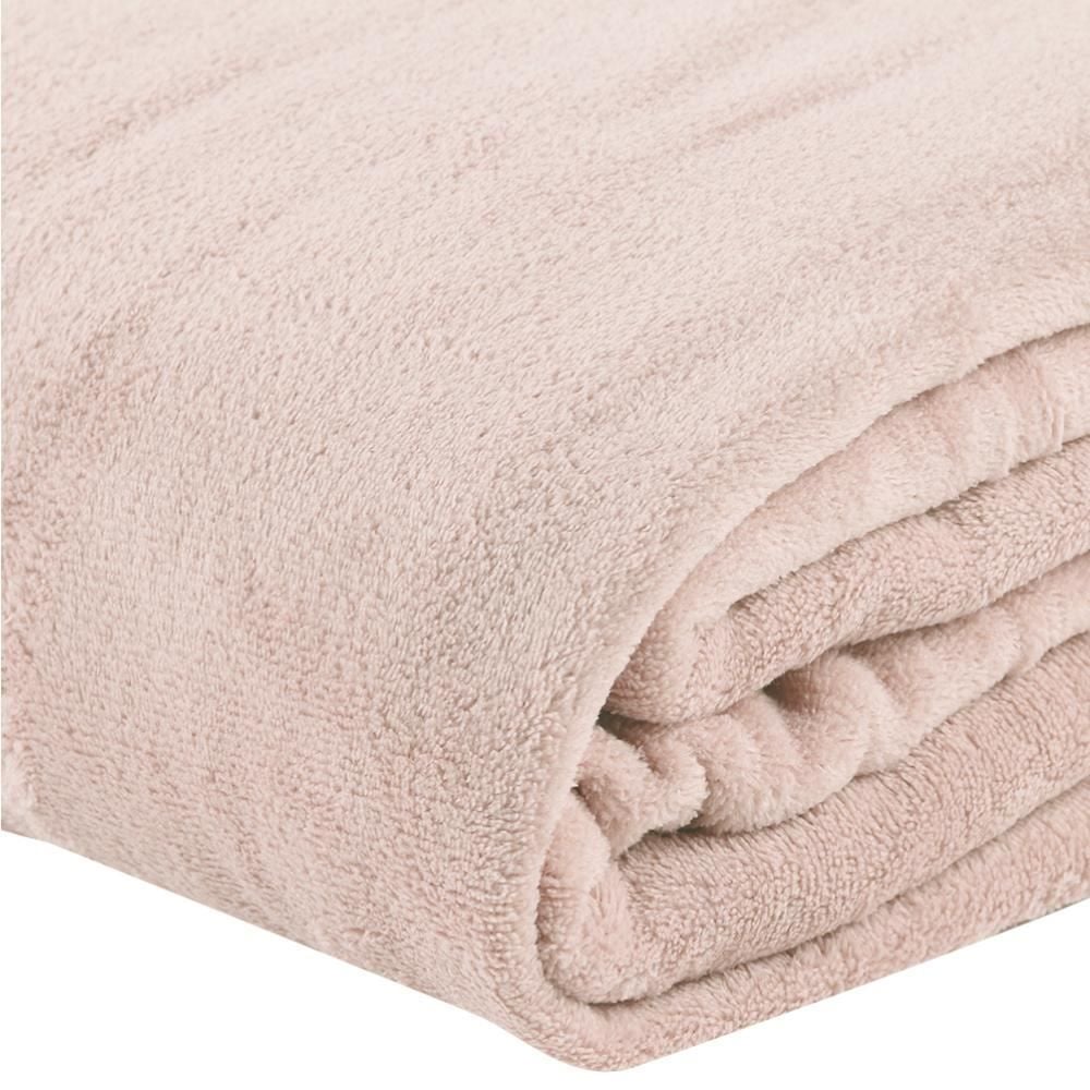 Cobertor Queen Microfibra Liso Paris Havan Casa 1 Pç - Rosa Pálido