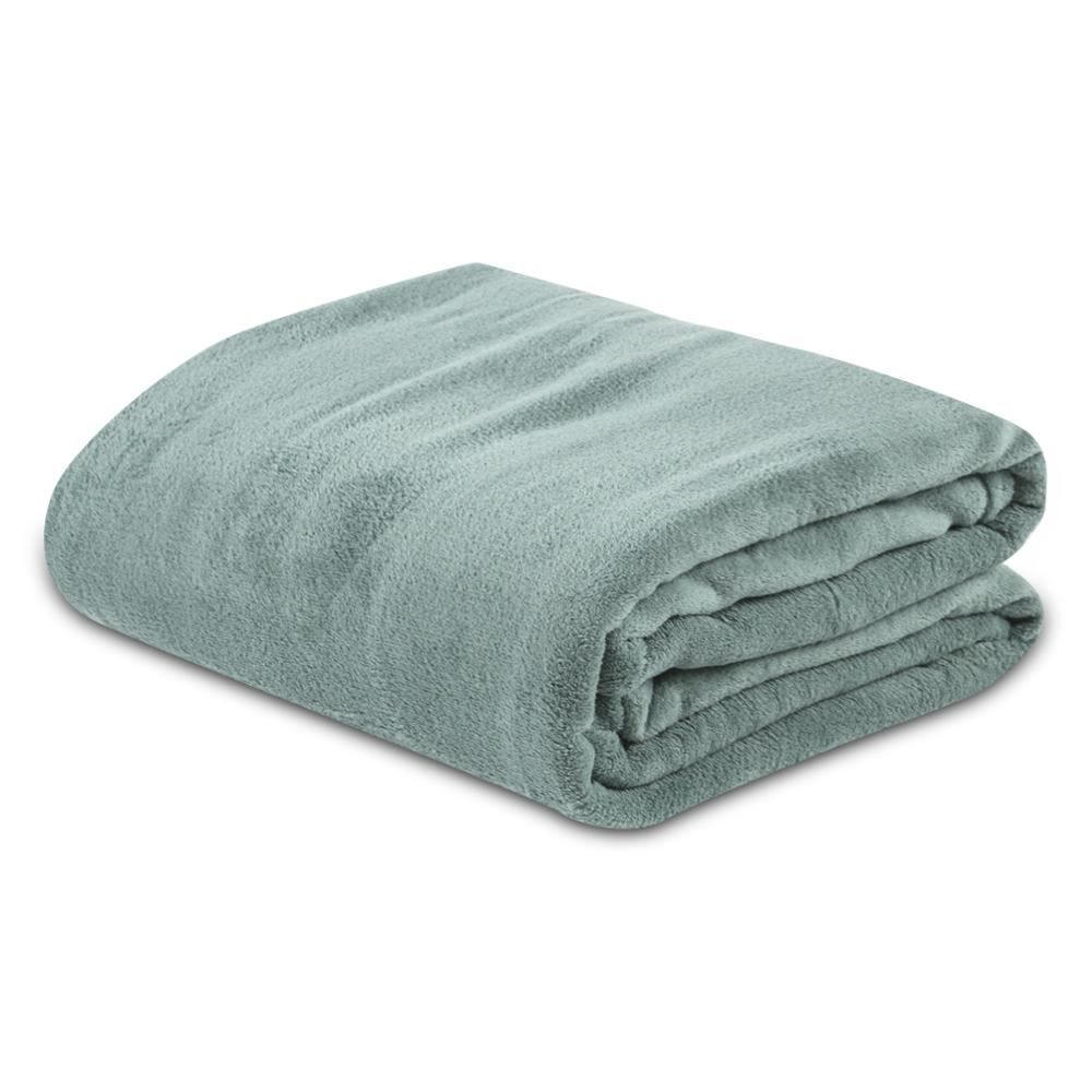 Cobertor Queen Microfibra Liso Paris Havan Casa 1 Pç - Verde Inglês