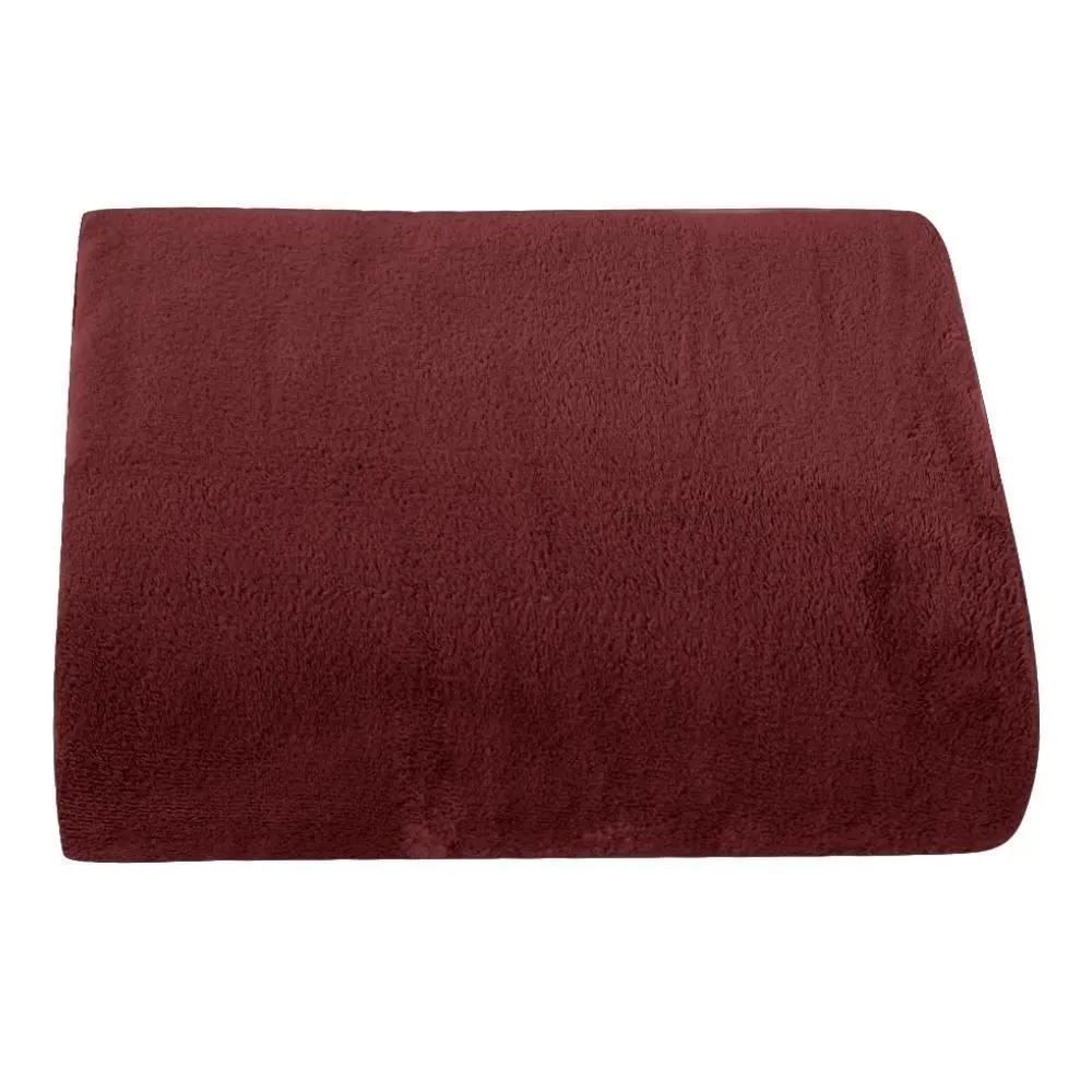 Cobertor Queen Microfibra Liso Paris Havan Casa 1 Pç - Bloodstone