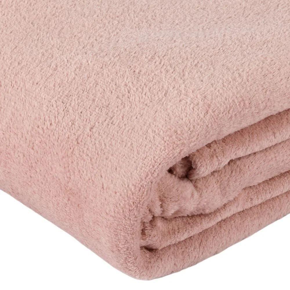 Cobertor Queen Microfibra Liso Paris Havan Casa 1 Pç - Rosa Petala
