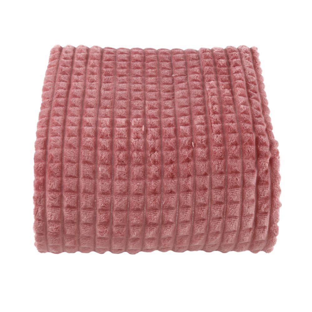 Cobertor Queen 100% Poliéster Diamond Havan Casa - Rose