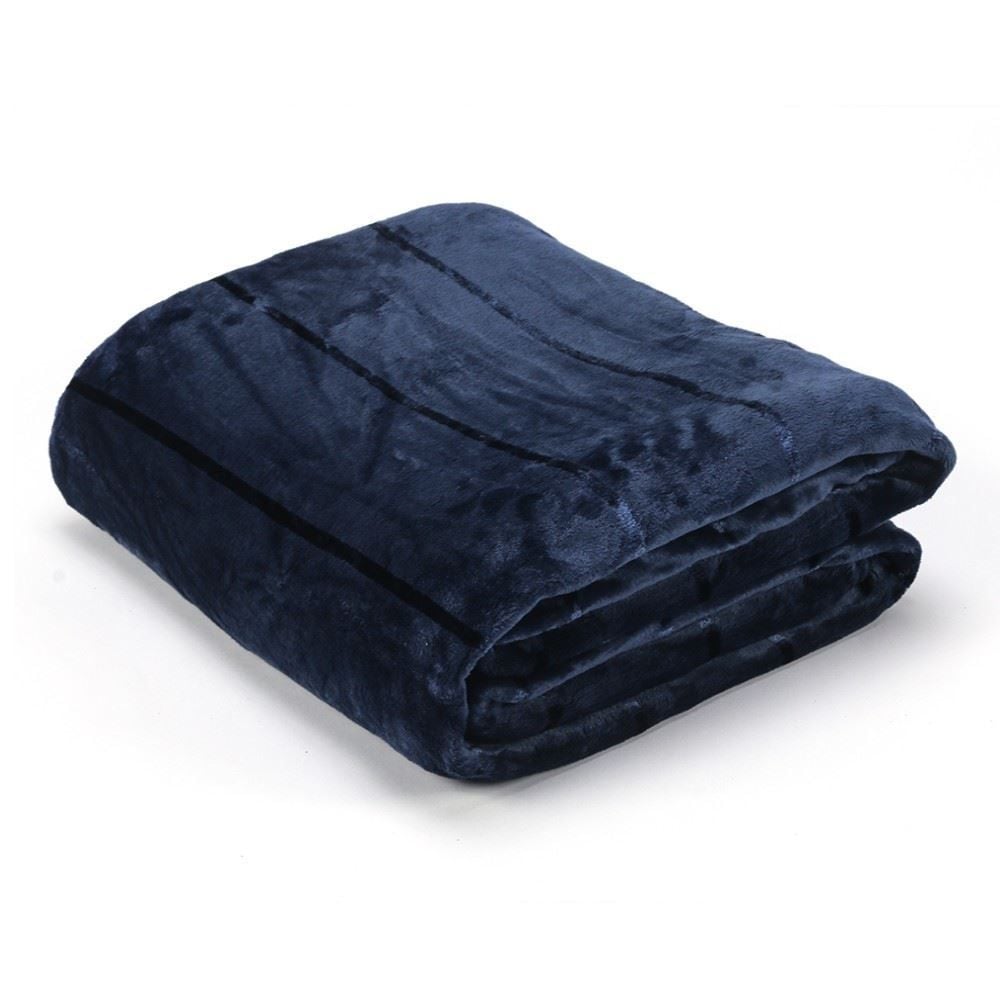 Cobertor Queen 100% Poliéster Elegance Havan Casa - Azul