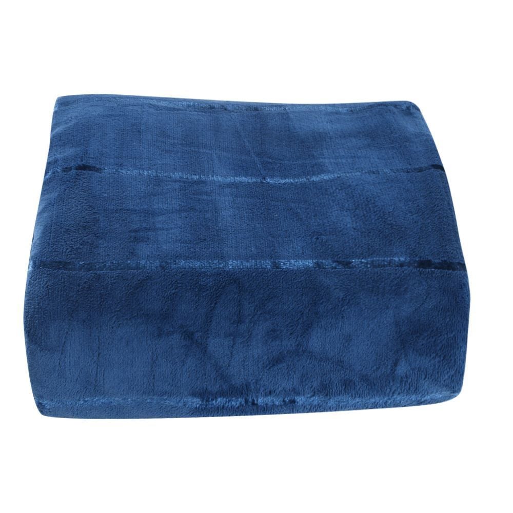 Cobertor Queen 100% Poliéster Elegance Stripe Havan Casa - Azul Oceânico