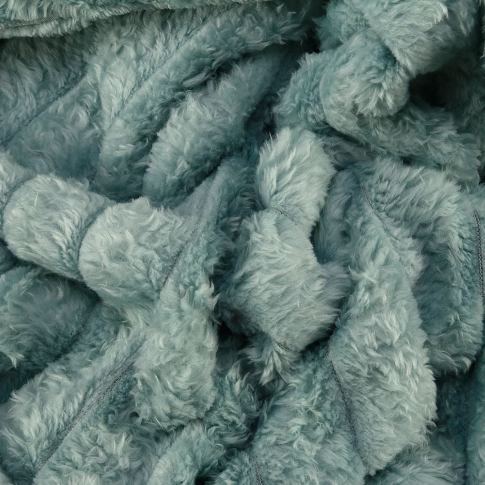 Cobertor Queen 100% Poliéster Premier Canelado Havan Casa - Verde Capri