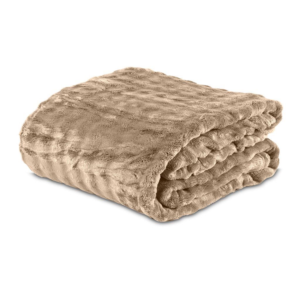 Cobertor Queen 100% Poliéster Requinte Havan Casa - Marrom