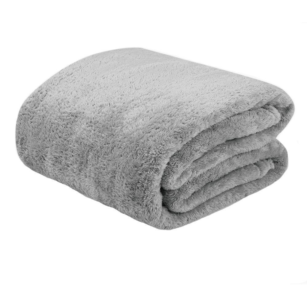 Cobertor Queen Lyon Comfort Sherpa Havan Casa - Cinza