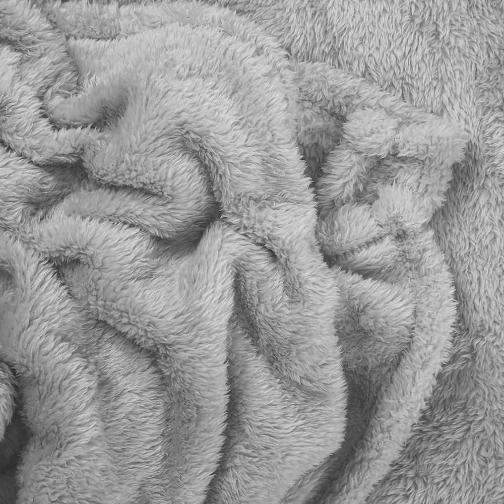 Cobertor Queen Lyon Comfort Sherpa Havan Casa - Cinza