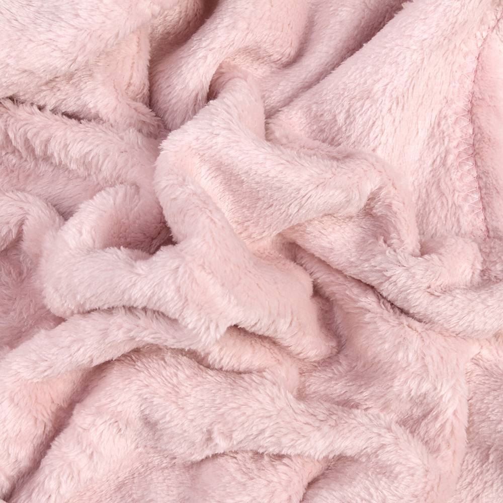 Cobertor Queen 100% Poliéster Premier Havan Casa - Rosa Pálido