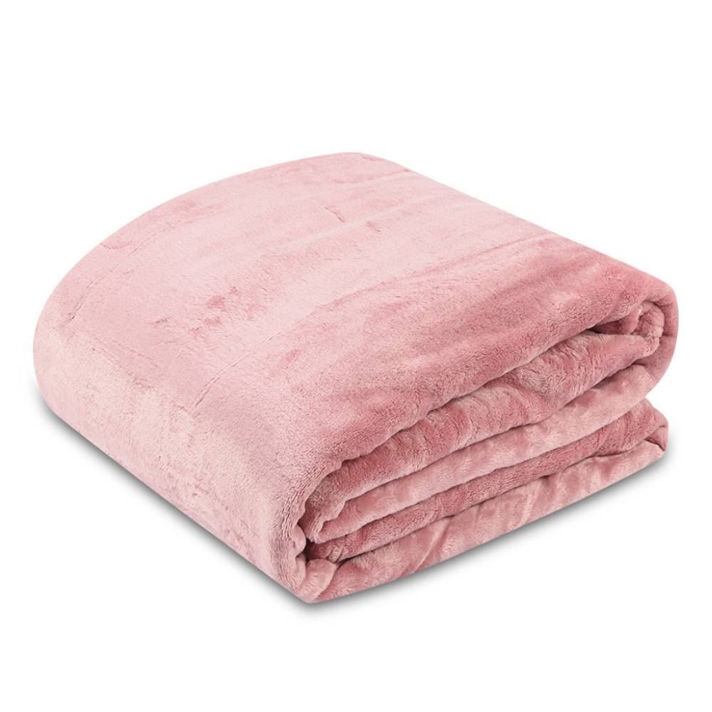 Cobertor Queen 100% Poliéster Premier Havan Casa - Rosa