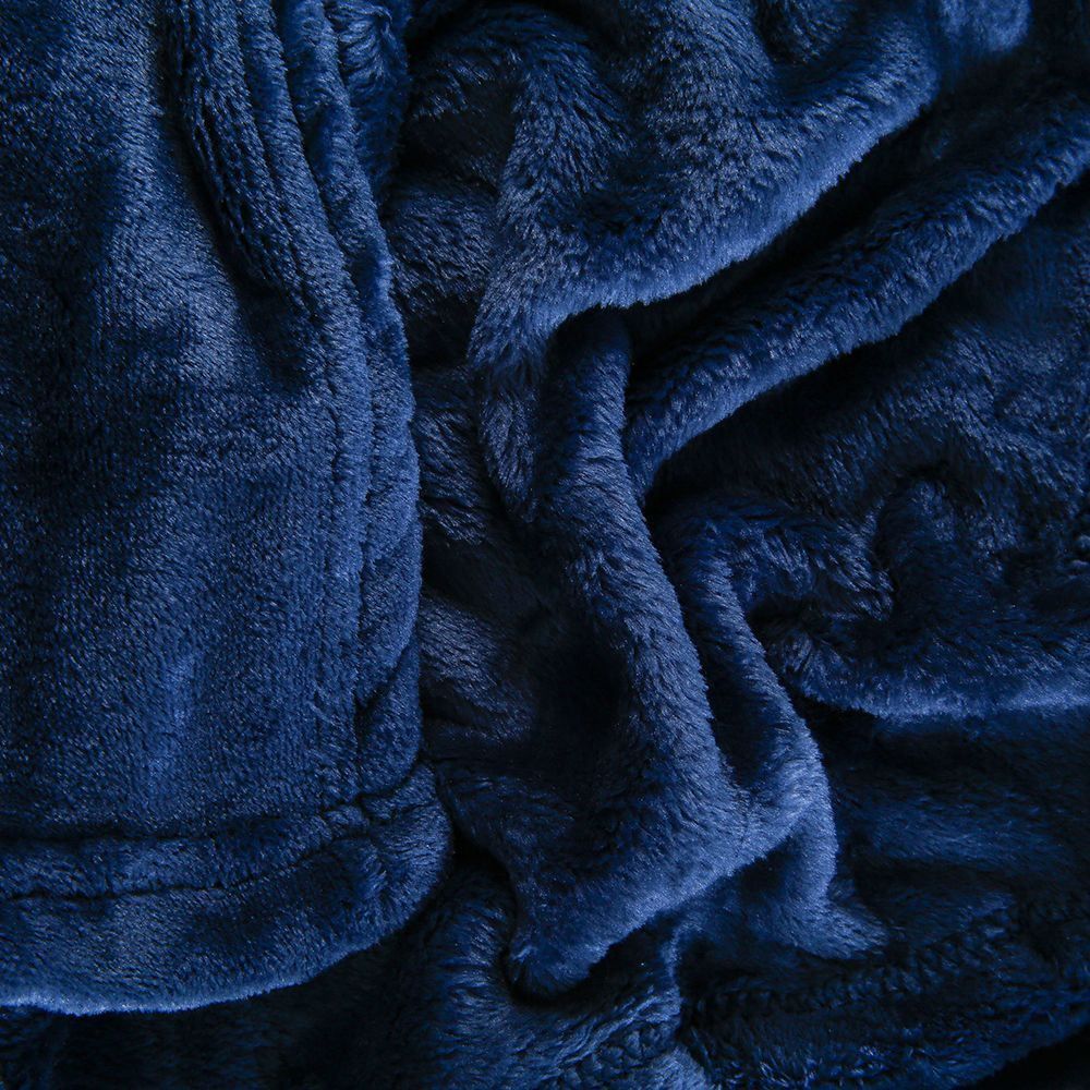 Cobertor Queen 100% Poliéster Premier Havan Casa - Marinho 