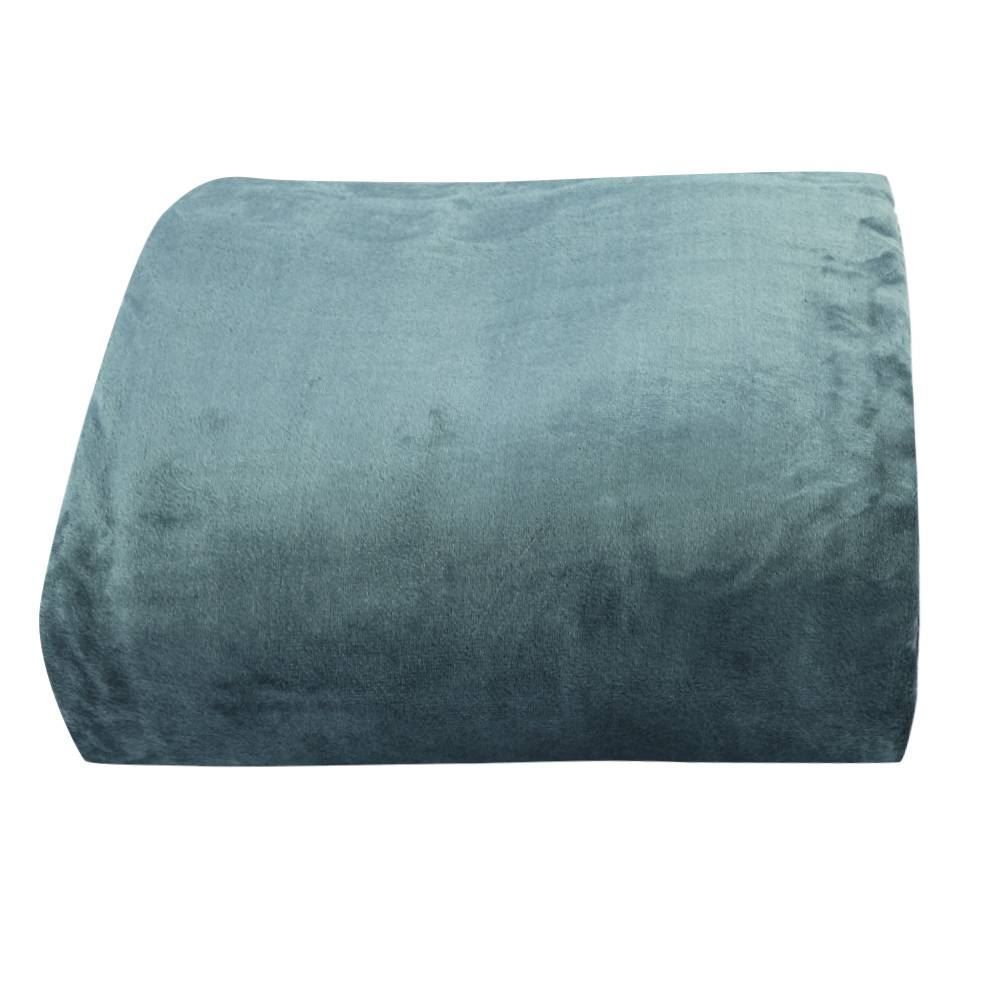 Cobertor Queen Microfibra Velour Neo Clássico Camesa - Verde