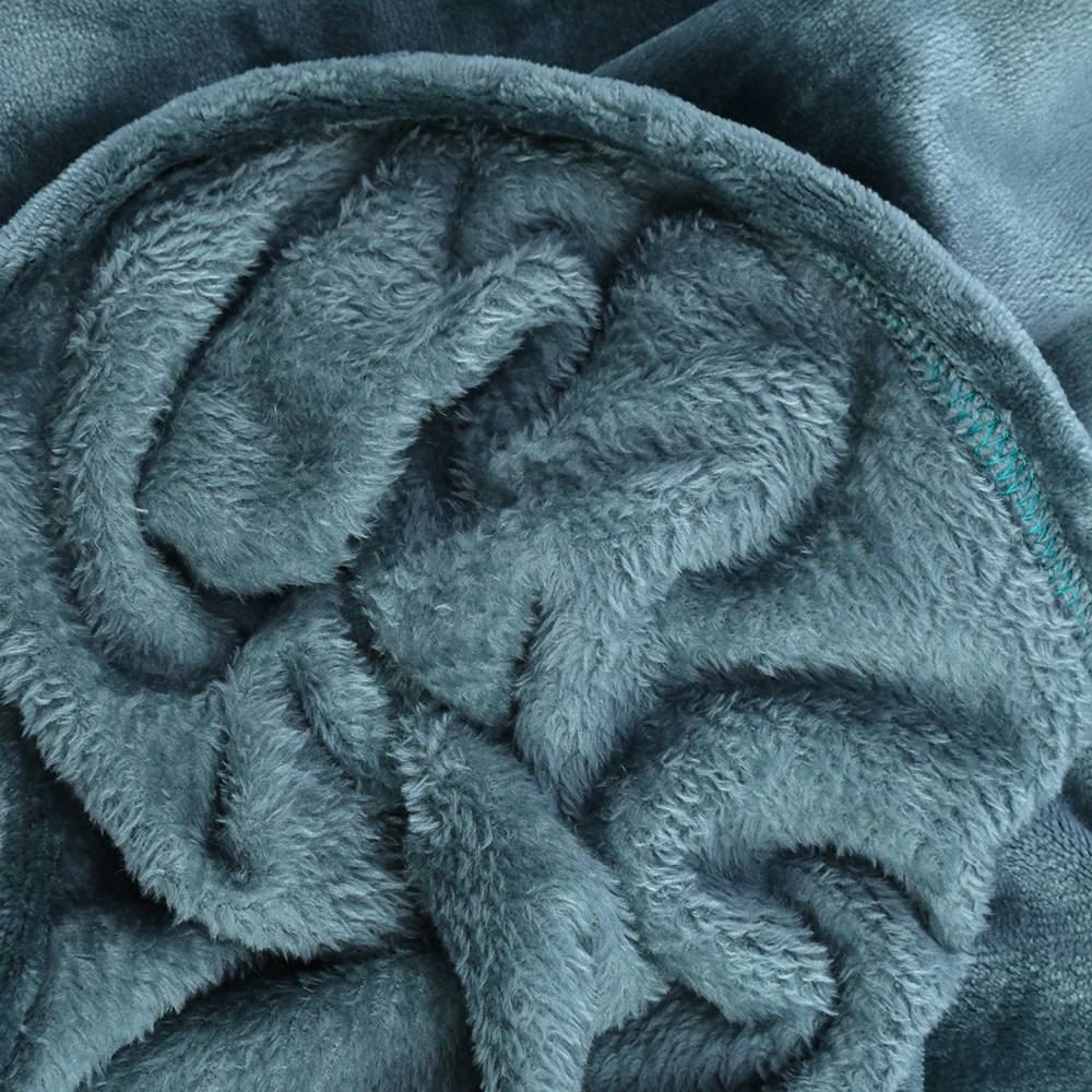 Cobertor Queen Microfibra Velour Neo Clássico Camesa - Verde