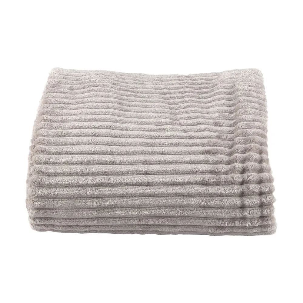 Cobertor Queen Montreal 100% Poliéster Havan Casa - Cinza Ice