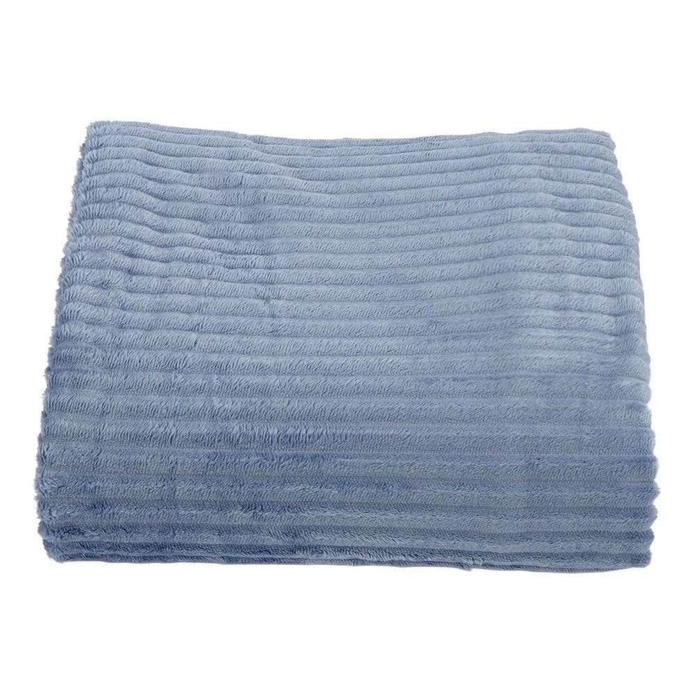 Cobertor Queen Montreal 100% Poliéster Havan Casa - Azul Névoa