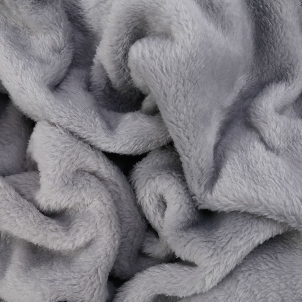 Cobertor Queen Neo Velour Camesa - Cinza