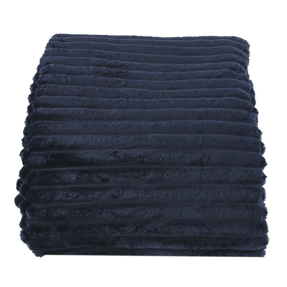 Cobertor Queen Premier Canelado Havan Casa - Azul