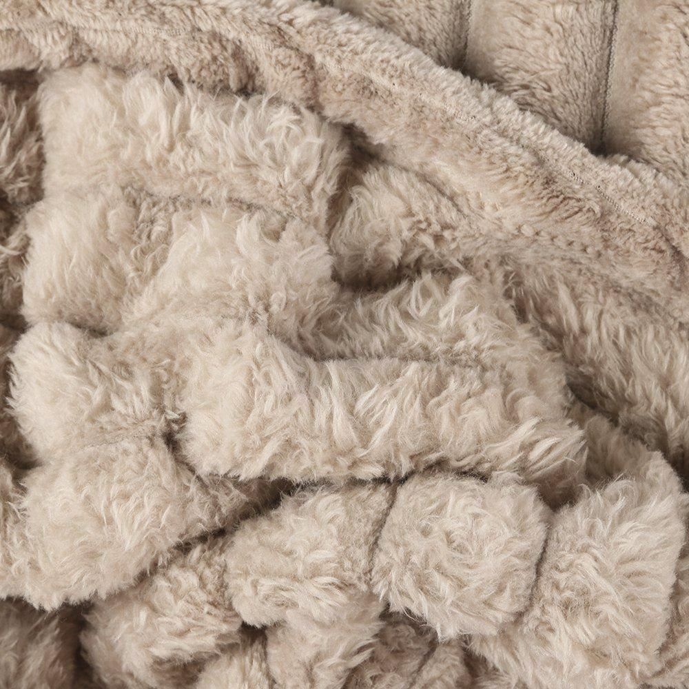 Cobertor Queen Premier Canelado Havan Casa - Bege