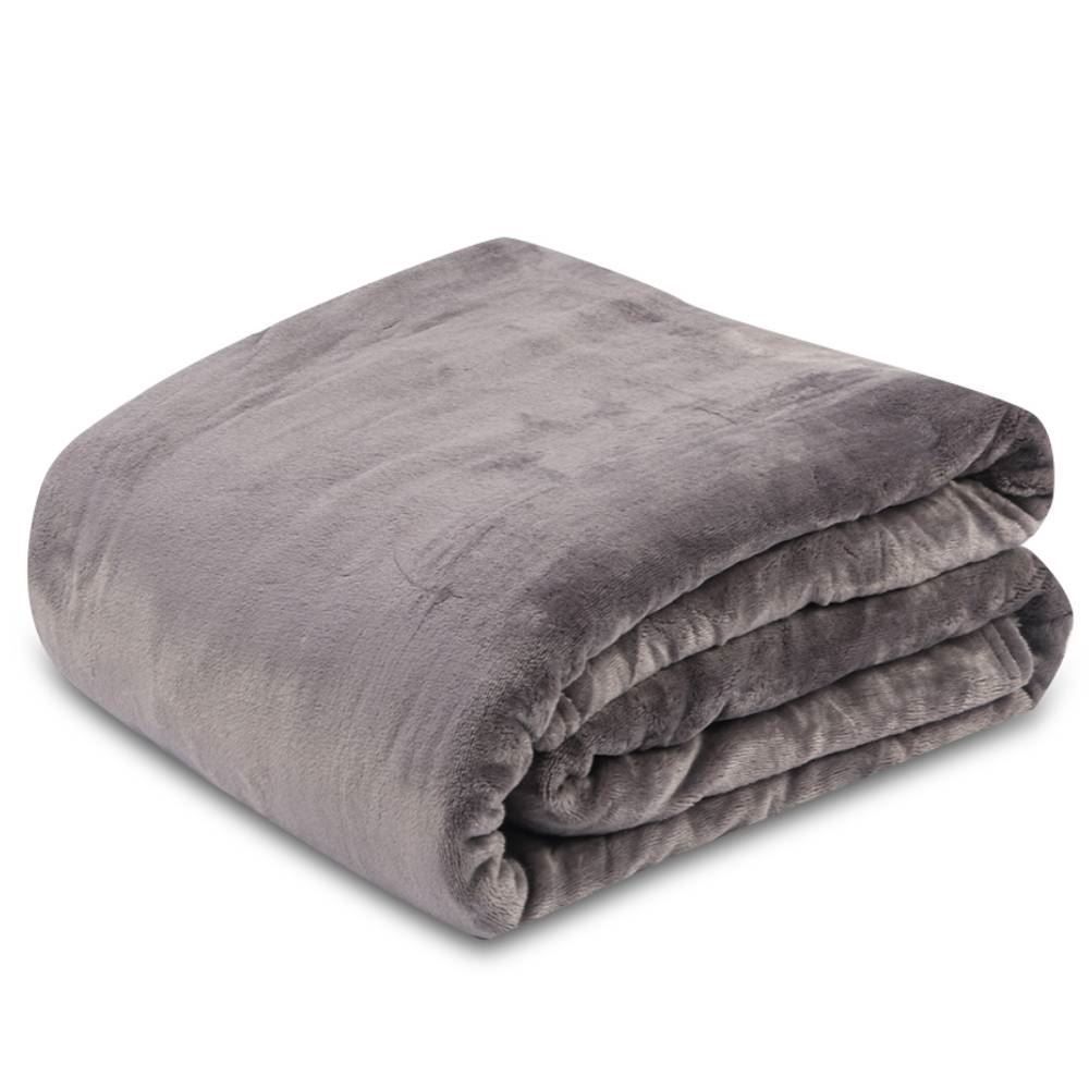 Cobertor Queen Premier Liso Havan Casa - Cinza Claro