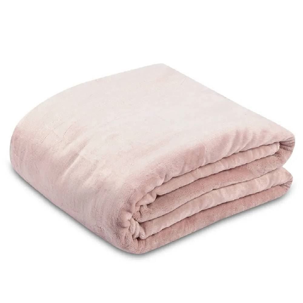 Cobertor Queen Premier Liso Havan Casa - Rosa Claro