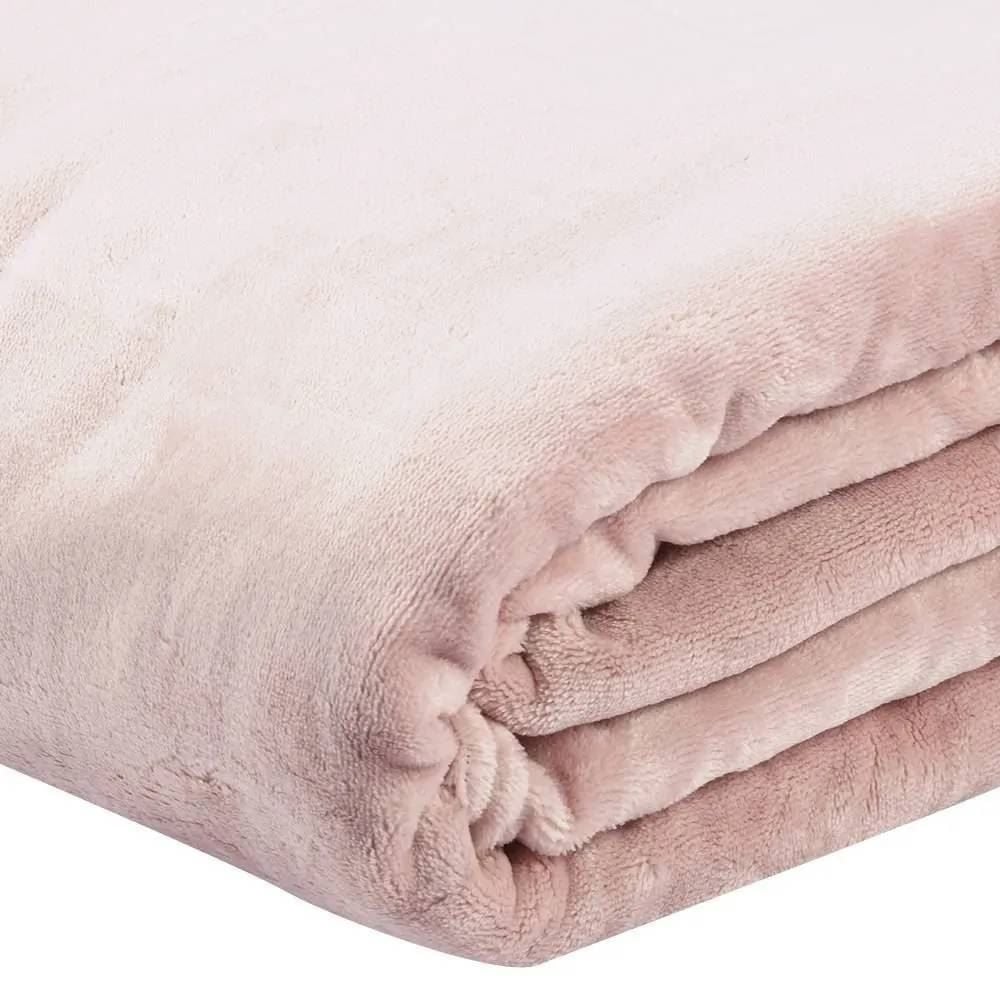 Cobertor Queen Premier Liso Havan Casa - Rosa Claro