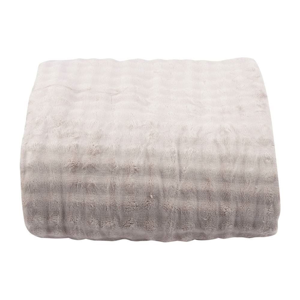 Cobertor Queen Requinte Color Sherpa Havan Casa - Bege