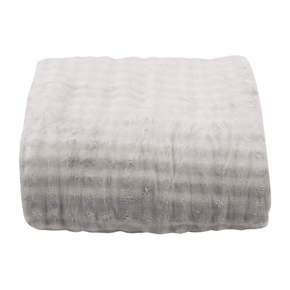 Cobertor Queen Requinte Sherpa Color Havan Casa - Ice