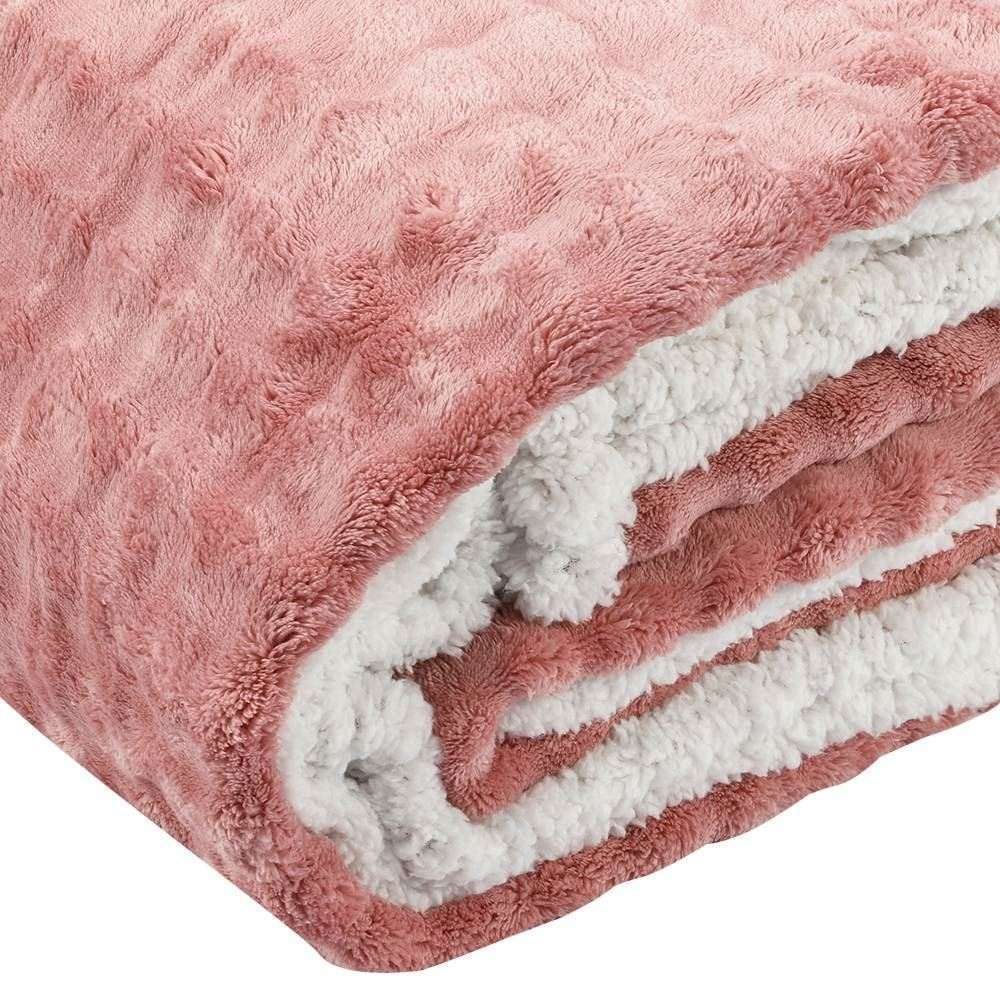 Cobertor Queen Sherpa Requinte Havan Casa - Argila