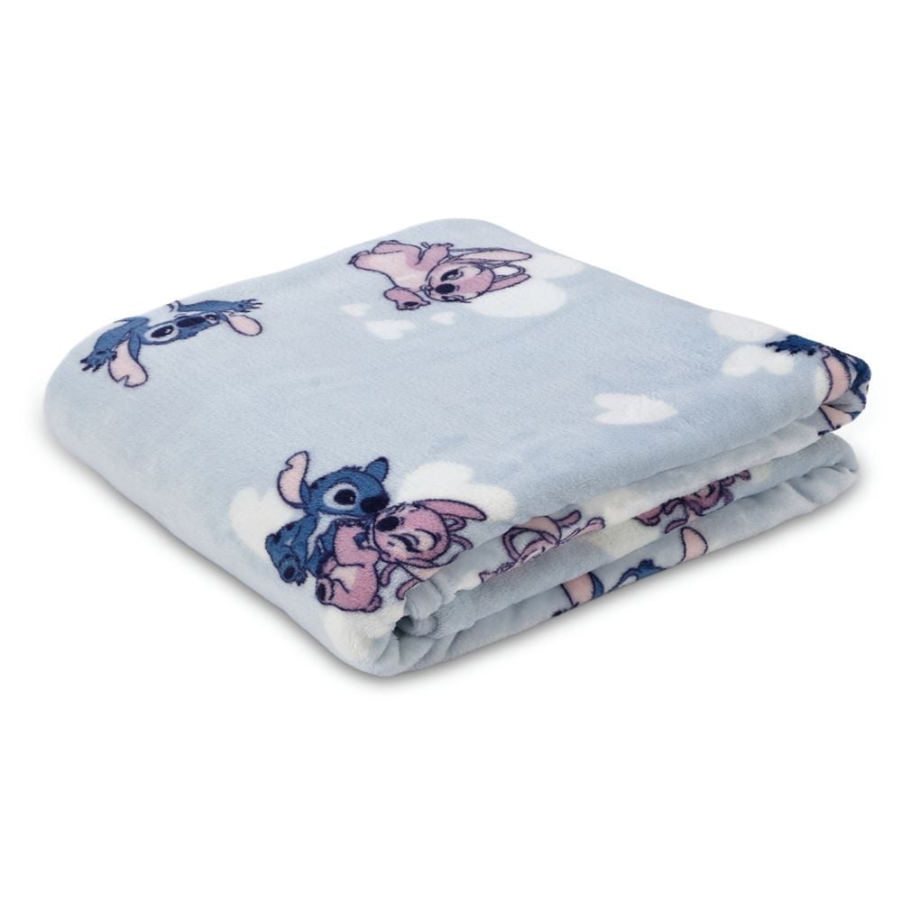 Cobertor Solteiro 100% Poliéster Disney - Stitch And Angel