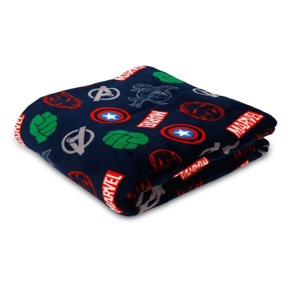 Cobertor Solteiro 100% Poliéster Disney - Icones Avangers