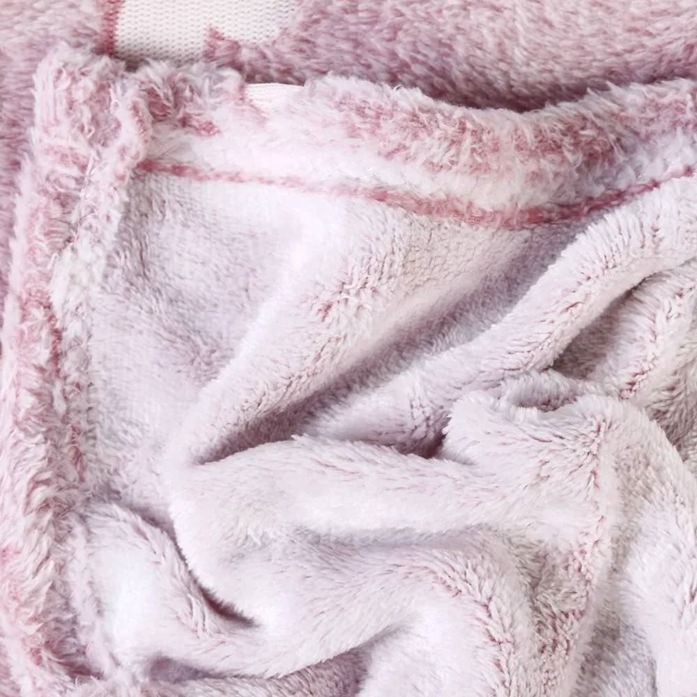 Cobertor Solteiro Microfibra 3D Havan Casa - Coração Rose