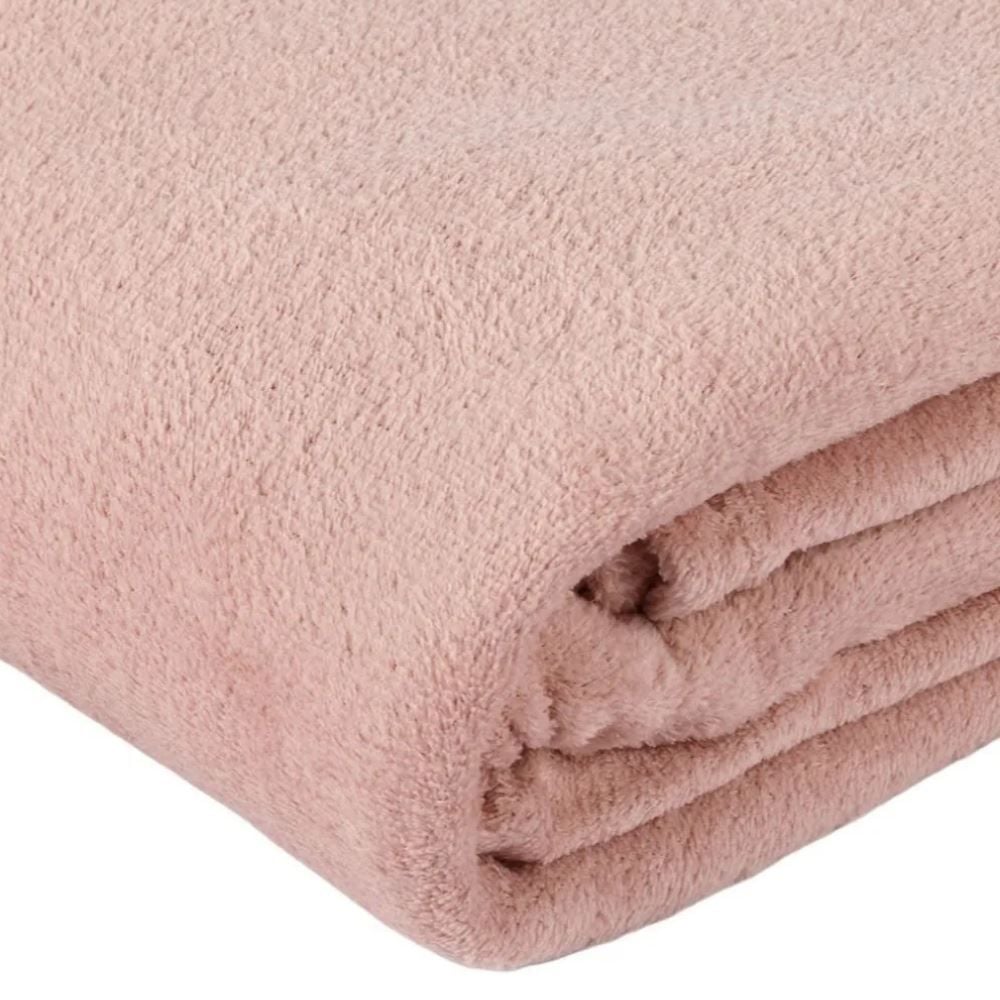 Cobertor Solteiro Paris Microfibra Havan Casa - Rosa Pétala