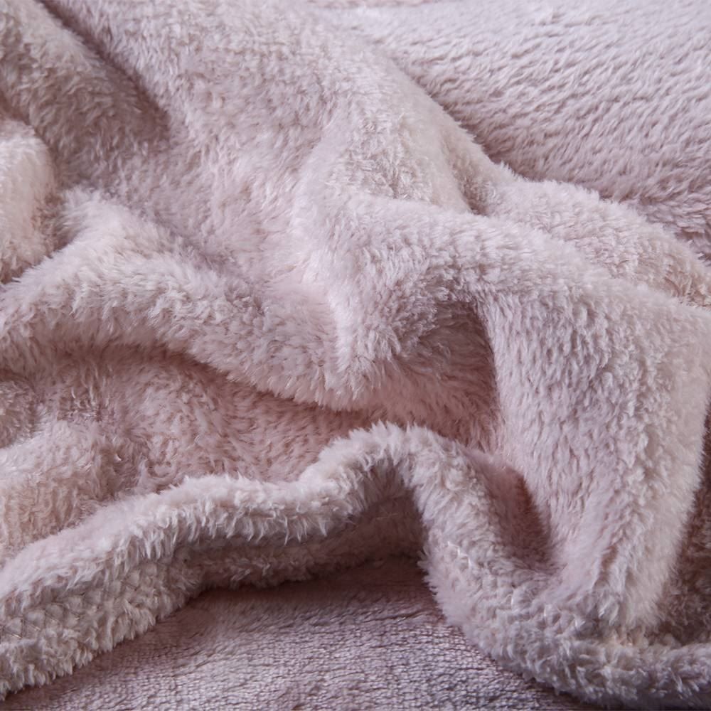 Cobertor Solteiro Microfibra Velour Clássico Camesa - Rose