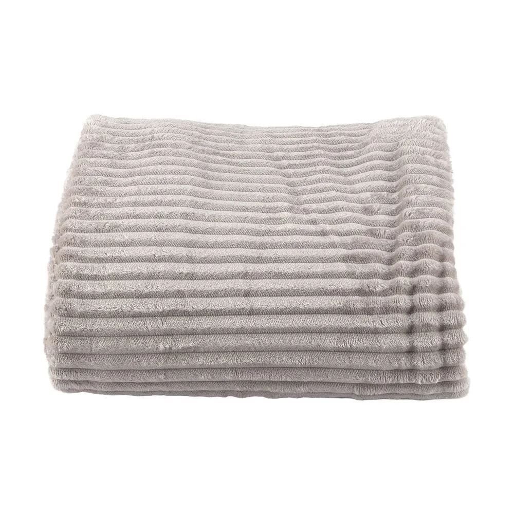 Cobertor Solteiro Montreal 100% Poliéster Havan Casa - Cinza Ice