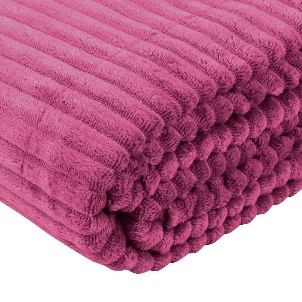 Cobertor Solteiro Montreal Havan Casa - Rosa Malva