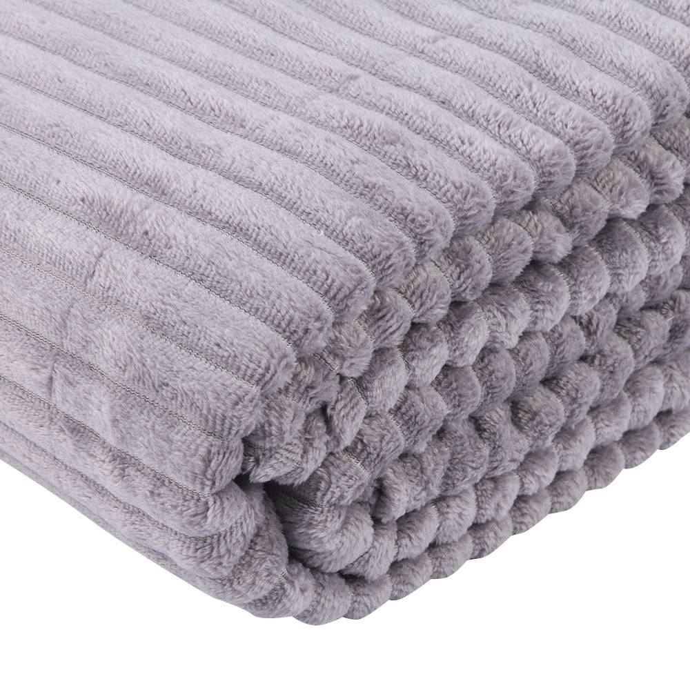 Cobertor Solteiro Montreal Havan Casa - Cinza Amianto