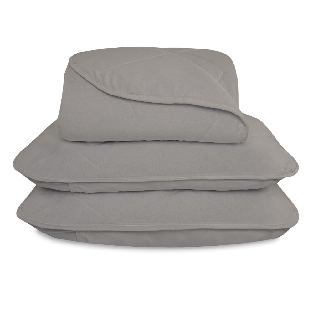 Cobre Leito King Liso 3 Peças Havan Casa - TAUPE