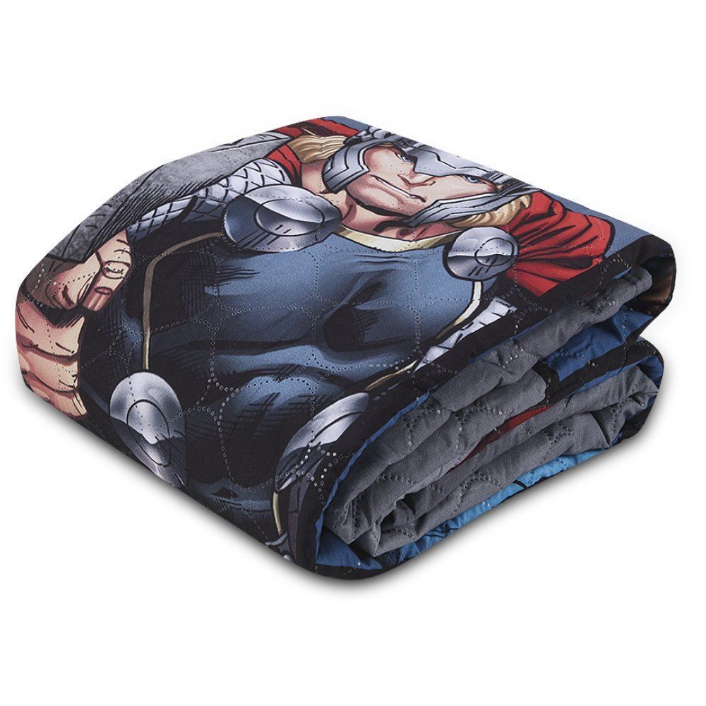 Cobre Leito Solteiro Infantil Disney Hedrons 1 Pç - Vingadores Retorno