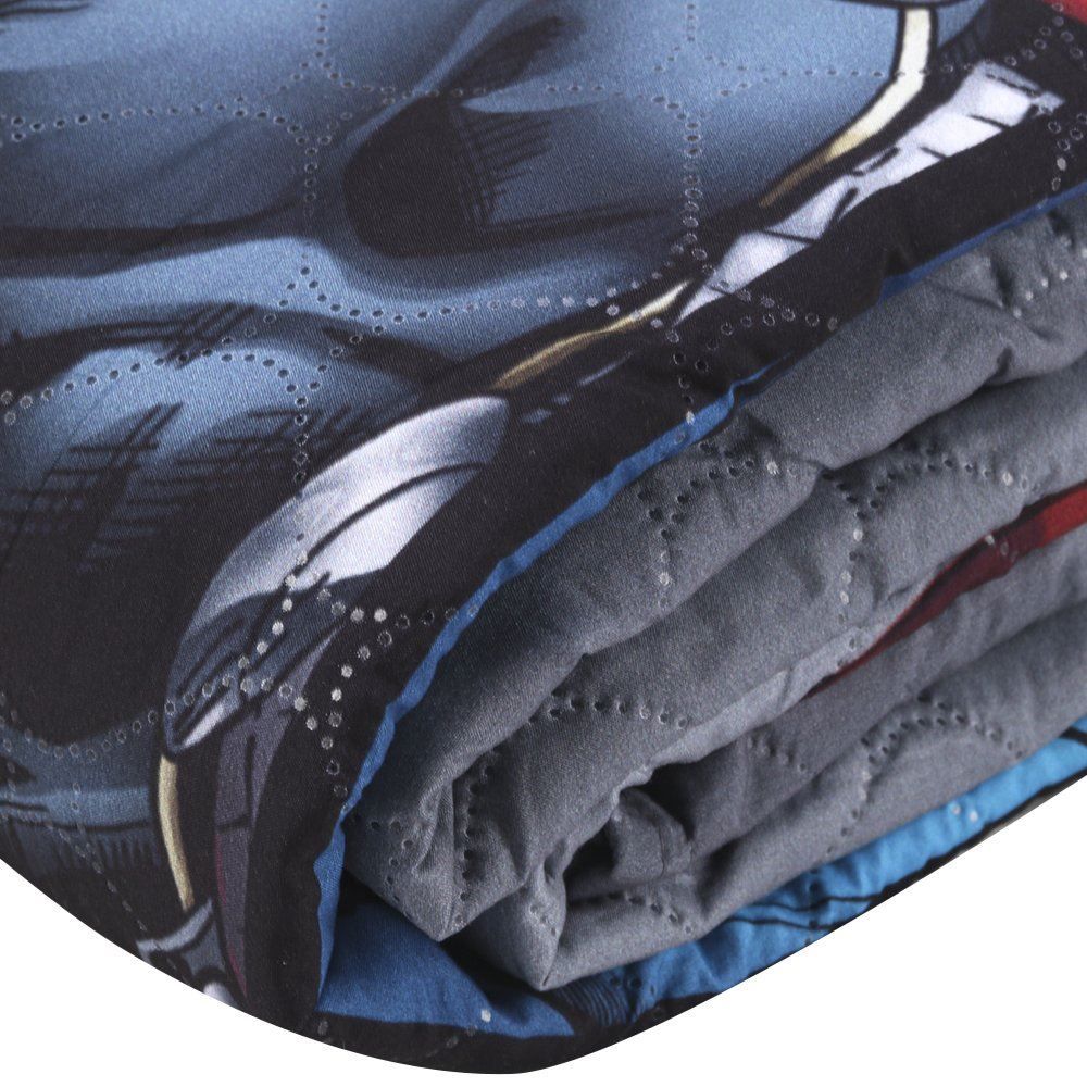 Cobre Leito Solteiro Infantil Disney Hedrons 1 Pç - Vingadores Retorno