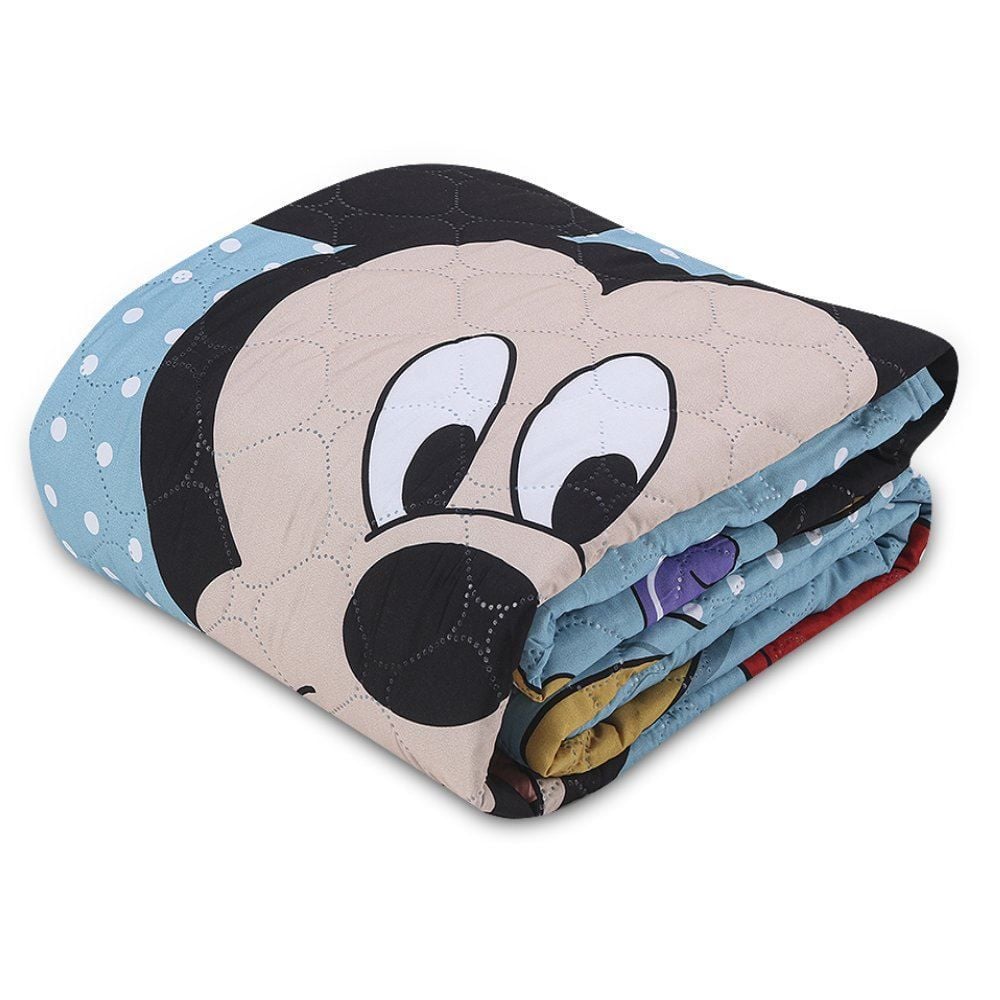 Cobre Leito Solteiro Infantil Disney Hedrons 1 Pç - Mickey Home