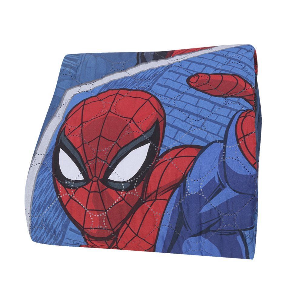 Cobre Leito Solteiro Infantil Disney Hedrons 1 Pç - Homem Aranha Team