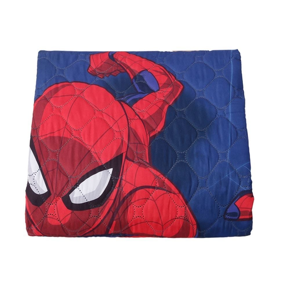 Cobre Leito Solteiro Infantil Disney Hedrons 1 Pç - Spiderman Duo