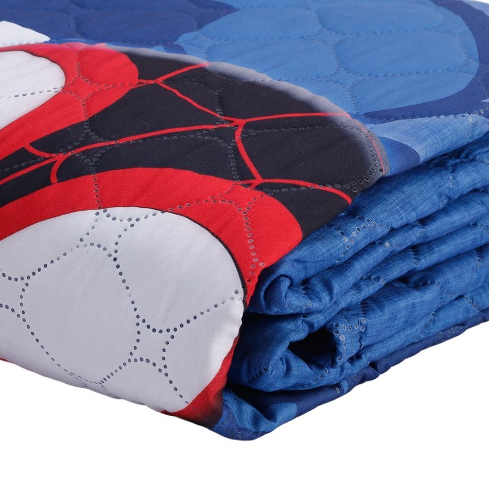 Cobre Leito Solteiro Infantil Disney Hedrons 1 Pç - Spidey Time