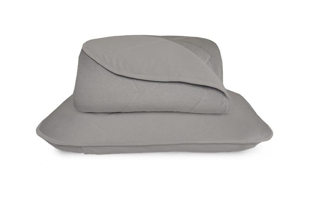 Cobre Leito Solteiro Liso 2 Peças Havan Casa - TAUPE