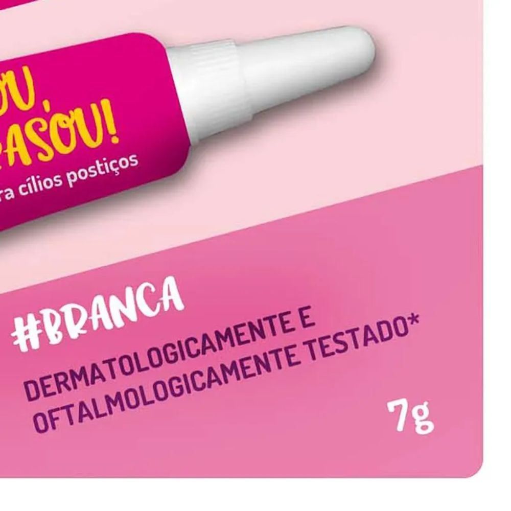 Cola Para Cílios Postiços Branca Ricca - 7g