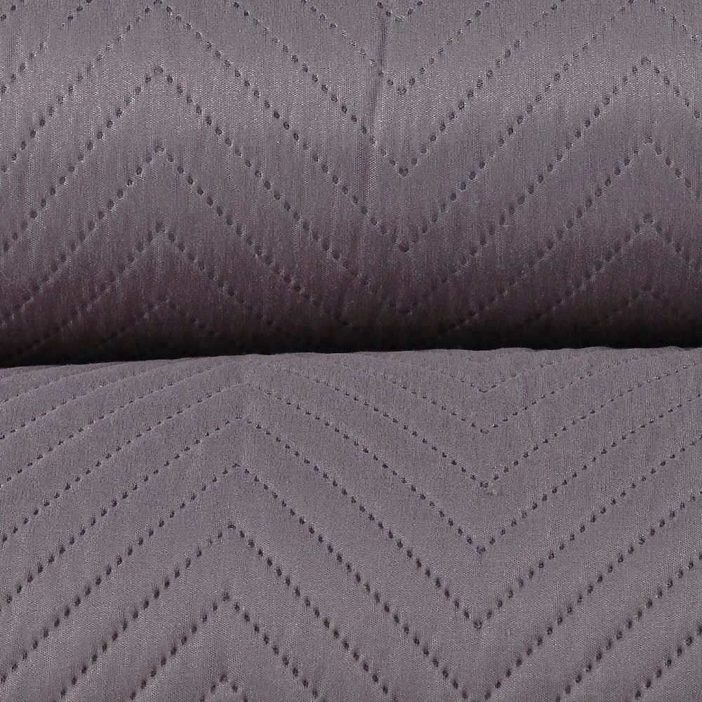 Colcha Casal Lisa Versalhes Havan Casa 3 Peças - Cinza Urbano