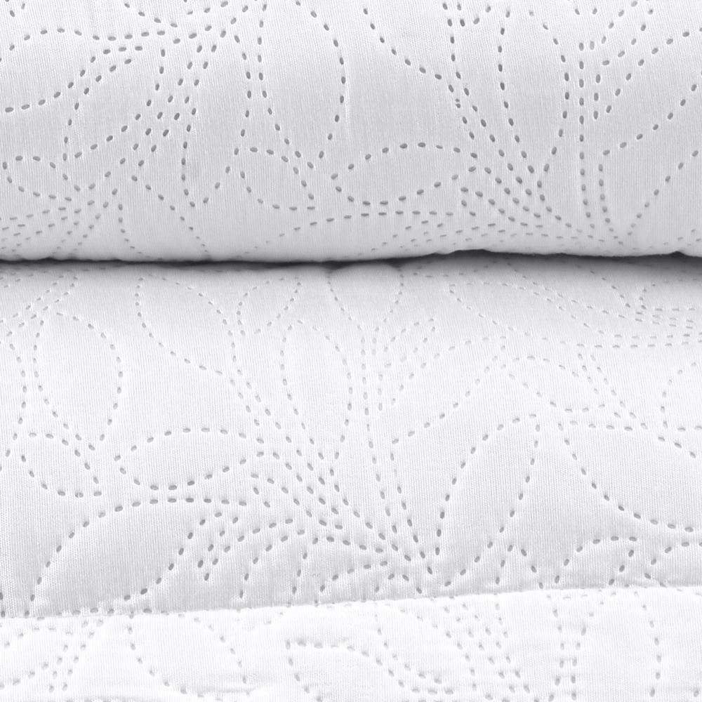 Colcha Casal Lisa Versalhes Havan Casa 3 Peças - Branco