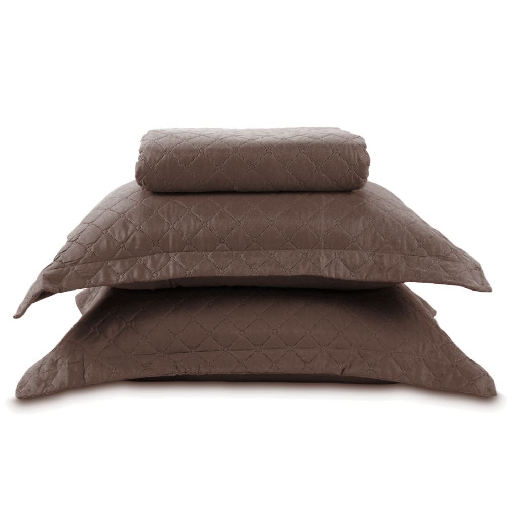 Colcha Casal Lisa Versalhes Havan Casa 3 Peças - Cabocla