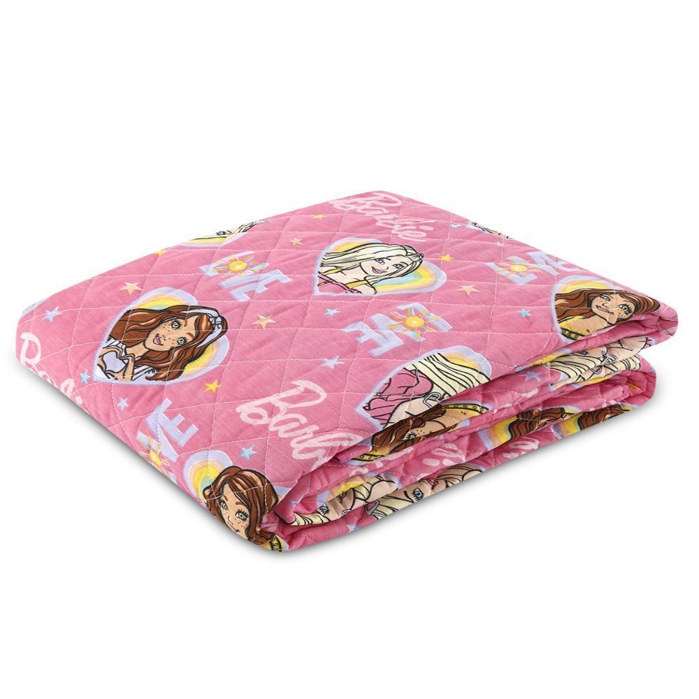 Colcha Infantil Divertida Dupla Face Lepper - Barbie